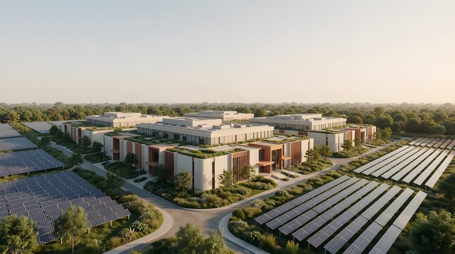 Sustainable Data Center with Solar Energy Infrastructure