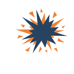Explosion shape with triangles © jaula