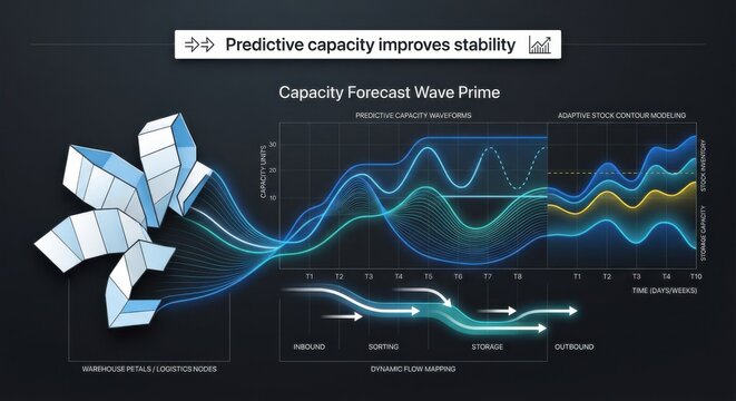 Capacity Forecast Wave Prime Data Analytics Graph Showing Predictive Stability Improvement