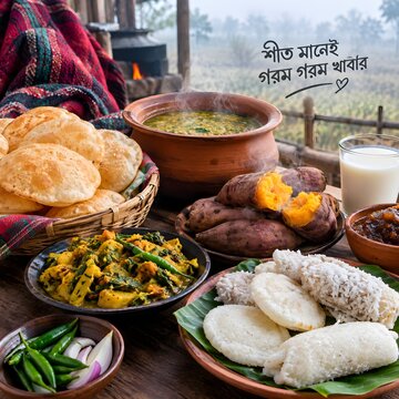 ❤️ শীতের খাবার মানেই নস্টালজিয়া আর ভালোবাসা।
