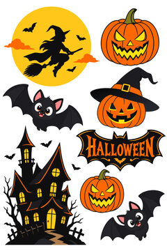 Happy Halloween Sticker Collection