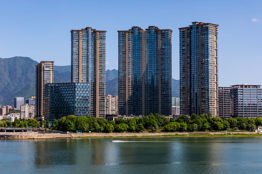 Tonglu County Cityscape In Hangzhou Zhejiang China ( )