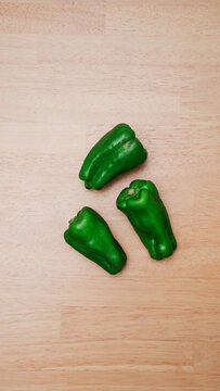 Fresh green pepper vegetable