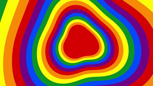 Colorful Optical Waves Motion Background Seamless Loop