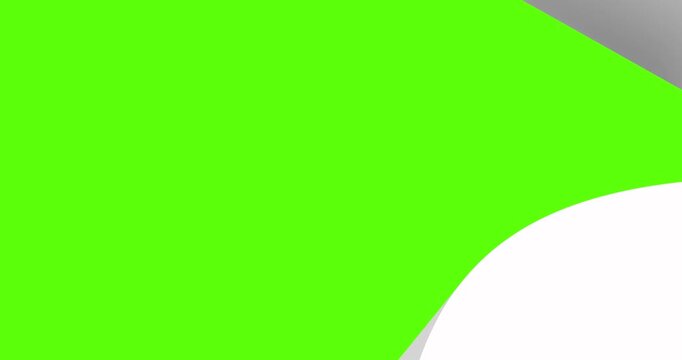 4k Resolution Video: Cutting, Separation, Editing And Transition Concept. Scissors Cut Along A Dashed Line Revealing A Bright Green Screen Chroma Key Background With Copy Space