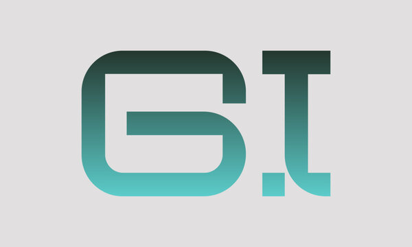 GI G gi initial logo | initial based abstract modern minimal creative logo, vector template image. luxury logotype logo, real estate homie logo. typography logo. initials logo