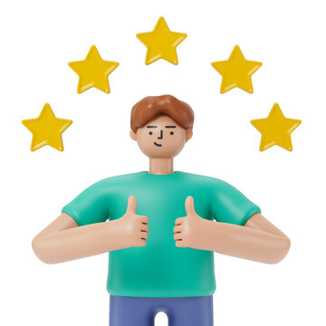 Excellence recognized, outstanding performance, five-star achievement