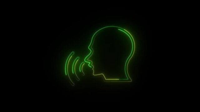 Speaking Icon Collection With Communication Conversation Presentation Voice Discussion Public Expression Education Vector Graphics