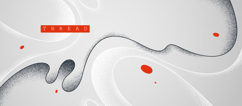 Antistress concept vector abstract background, thin curvy lines and textures minimal abstraction, flowing linear minimalist art, flowing wavy fluid backdrop.