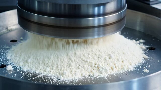 Cold Pressing of Solid Electrolyte: Microscopic View of Powder Compaction