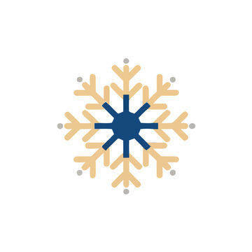 Stylized snowflake icon