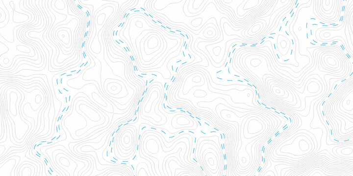 White abstract wave paper spiral area world topography map curved reliefs design. geographic contour map elevation mapping artwork with soft grey lines wallpaper background.
