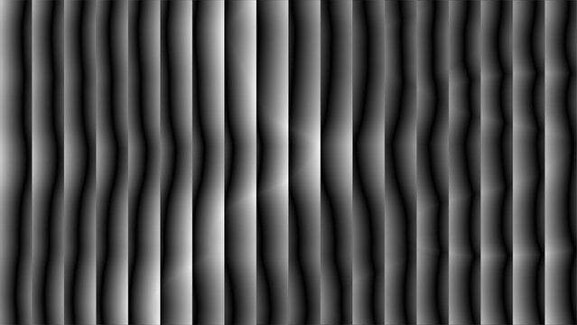 Wavy vertical lines create a grayscale patterned background texture