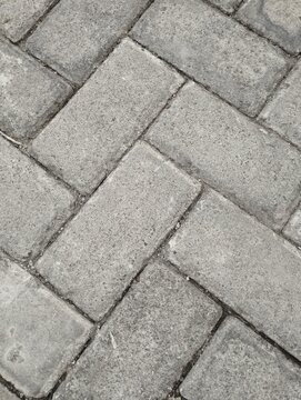 paving block road