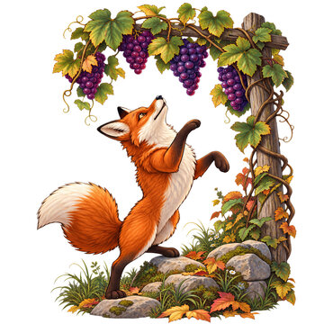 Der Fuchs und die Trauben