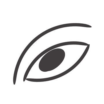 Minimalist Eye Eyebrow Icon