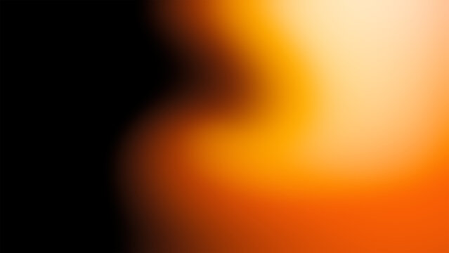 Abstract gradient background, with soft transitions, of black, gold, and orange