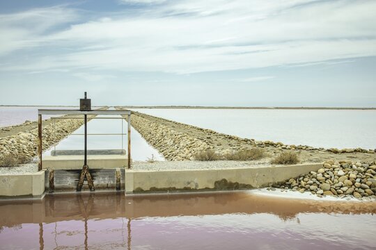 Saltworks, Salin-de-Giraud, Bouches-du-Rh&ocirc;ne, Arles, France
