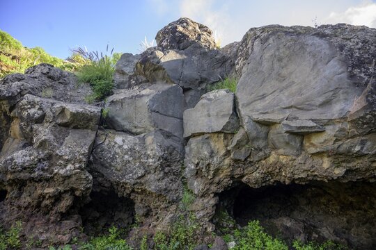 Rock carvings of El Cementerio, El Paso, La Palma, Spain