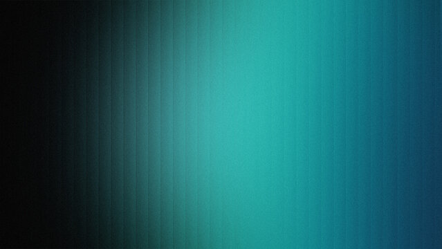Abstract turquoise and black gradient background with vertical stripes and a grainy, textured finish.