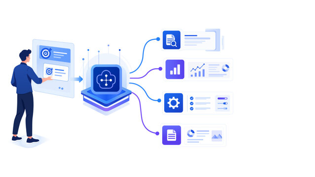 Autonomous AI Agent Workflow for Business Process Automation and Task Execution