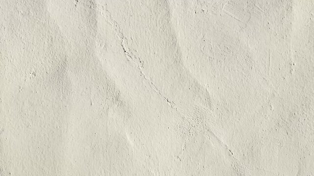 Abstract white plaster wall texture background in 4k ultra hd resolution