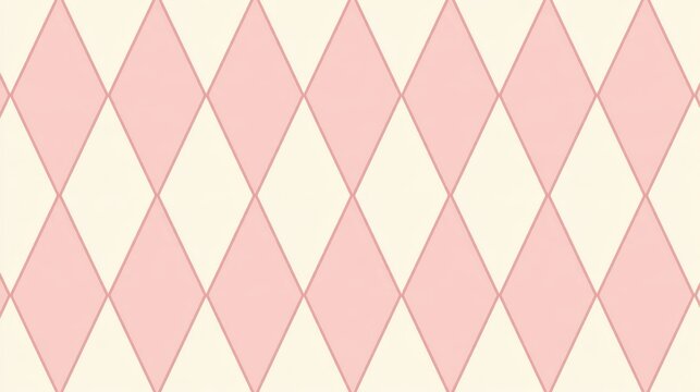 Seamless pink diamond geometric pattern texture for digital design projects