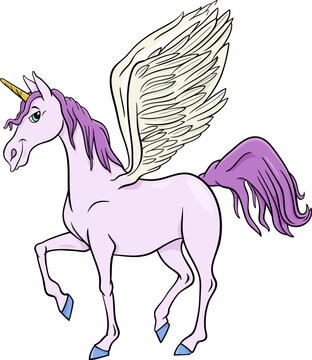 cartoon alicorn fantasy character