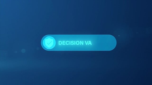 Decision Validated Shield Button UI Animation