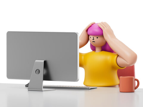Workplace stress, office challenges, professional difficulties