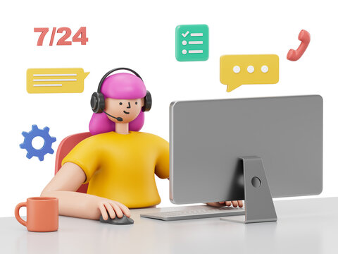 Customer service, 24/7 support, digital assistance
