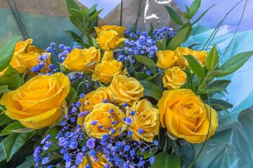 Bouquet de roses jaunes  © Unclesam