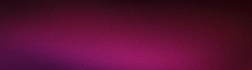 Fototapeta na wymiar Dark purple maroon gradient textured abstract grainy wide background for tech wallpaper banner template
