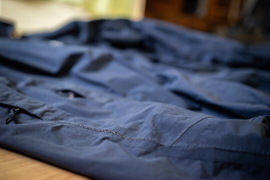 Stitched seams and reinforcement panels in technical fabric