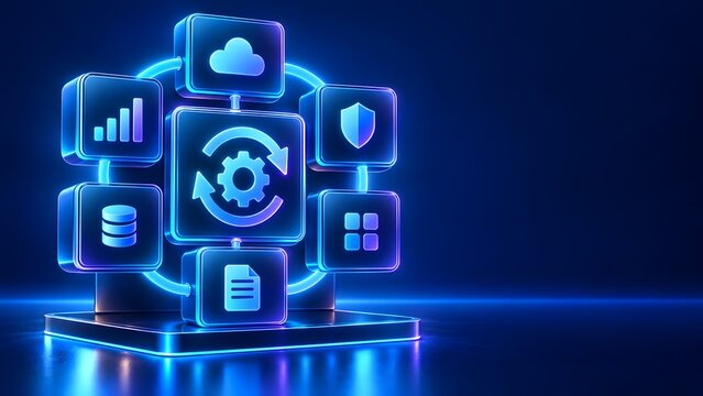 Centralized System Integration Hub Connecting Cloud Services Security and Business Applications