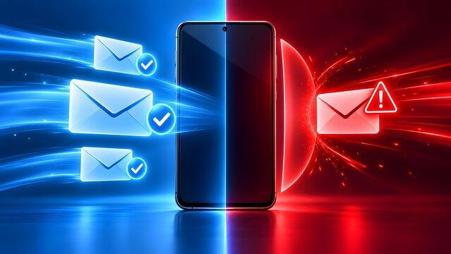 Smartphone Email Filter Application Separating Safe Messages from Malicious Phishing Threats