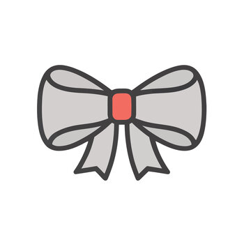 Simple bow tie illustration