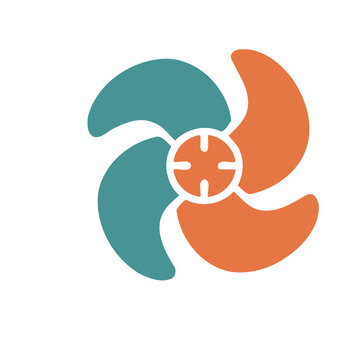 Fan propeller icon