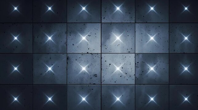 Abstract pattern with blue light glow circle ring on dark grid background, digital texture, modern geometric design and abstract light pattern for SEO search visibility