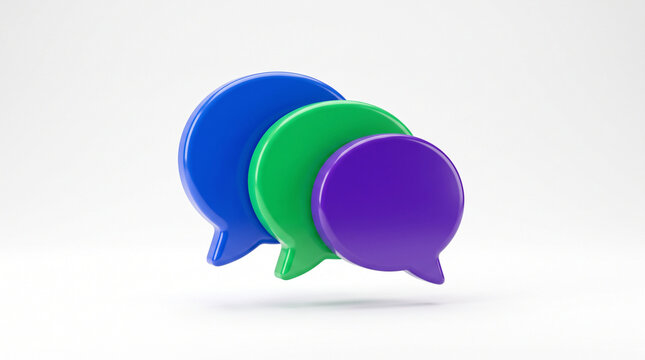 colorful speech bubbles