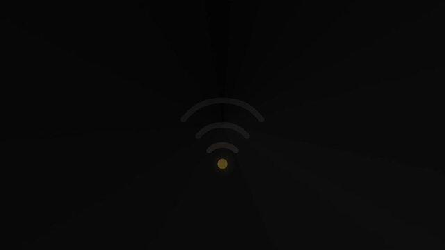 WiFi Connecting Signal Seamless Loop 4K