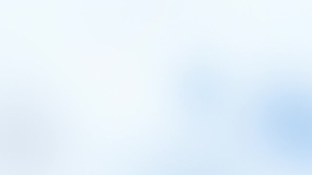 Bright soft ice blue and silver white pastel lights drifting on light background, seamless abstract gradient loop for winter, technology and clean corporate visuals