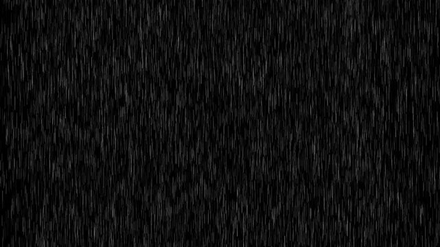 Heavy Rain Falling Overlay Animation with Realistic Rain Streaks
