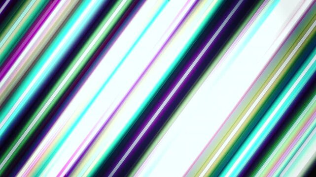 Abstract background featuring diagonal lines with colorful light refraction effects.