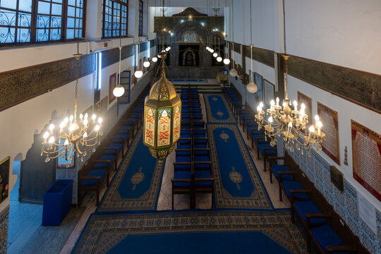 Slat al-Azama Synagogue Interior - Marrakesh, Morocco