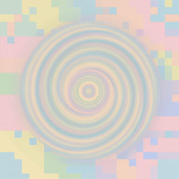 Cute Pastel Seamless Vj. Abstract, Colorful Background With Moving Whirlwind Of Twisting Light Stripes In A Seamless Loop