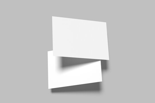 A5 Landscape Mockup Design Blank	
