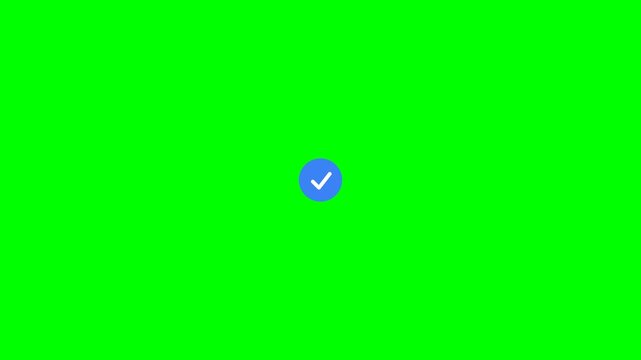 Outgoing Email Sent Success Green Screen Loop