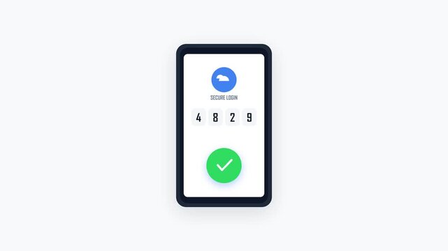 Two Factor Authentication Code Verification Graphic