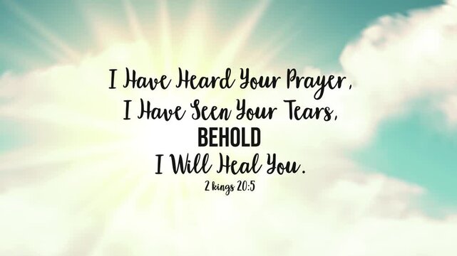 Bible Quote Animated Video. Holy Bible Verse Animation Background.